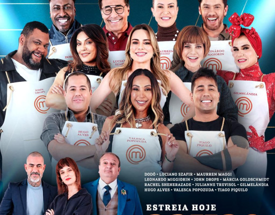 Estreia do MasterChef Celebridades reúne 12 famosos em disputa inédita na Band