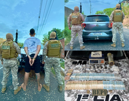 Homem é preso por tráfico de drogas em operação policial em Teresina