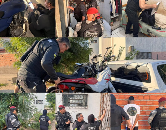 Polícia prende grupo suspeito de roubos na zona Sul de Teresina