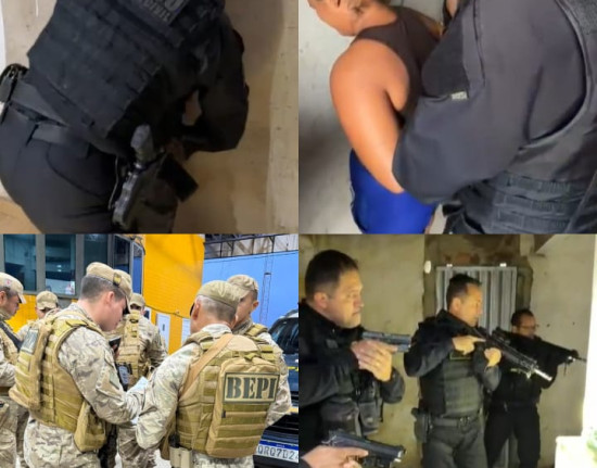 Cinco suspeitos são presos em operação contra o tráfico de drogas