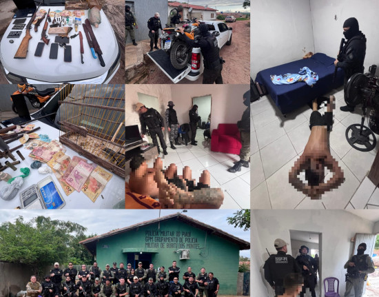Operação prende quatro e apreende armas e drogas na divisa PI–CE