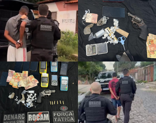 Operação integrada contra o tráfico cumpre 16 mandados em Teresina e Curralinhos