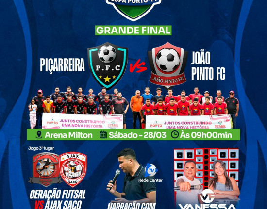 Copa Porto de Futebol define campeão neste sábado em Porto do Piauí