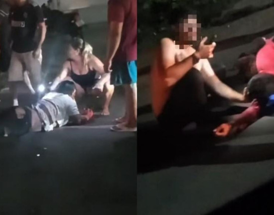 Homem é atropelado duas vezes seguidas e esposa sofre ferimentos em estrada no litoral piauiense