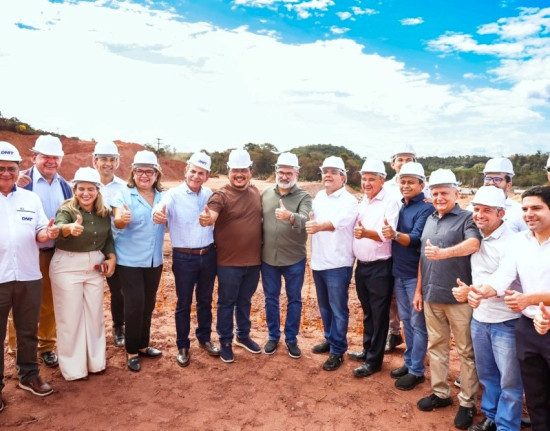 Ministros vistoriam obra da duplicação da BR-343, primeira a ser feita com concreto no Piauí