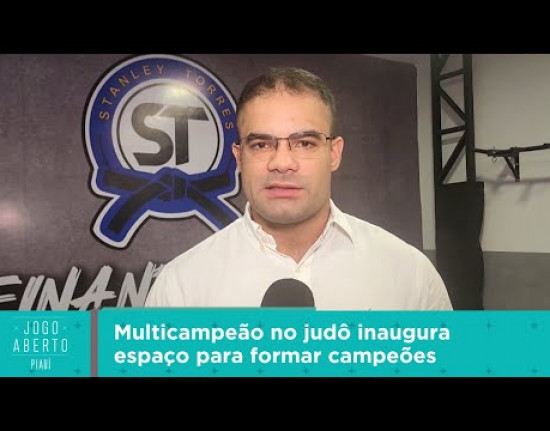 Multicampeão no judô inaugura espaço para formar campeões