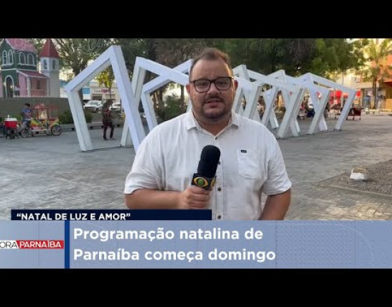 Programação natalina de Parnaíba começa domingo