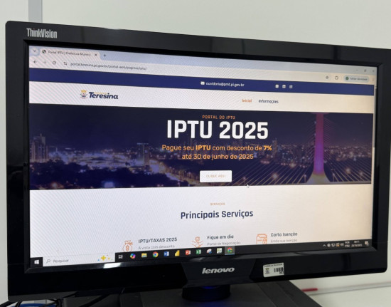 Última parcela do IPTU em Teresina vence nesta sexta-feira (31)