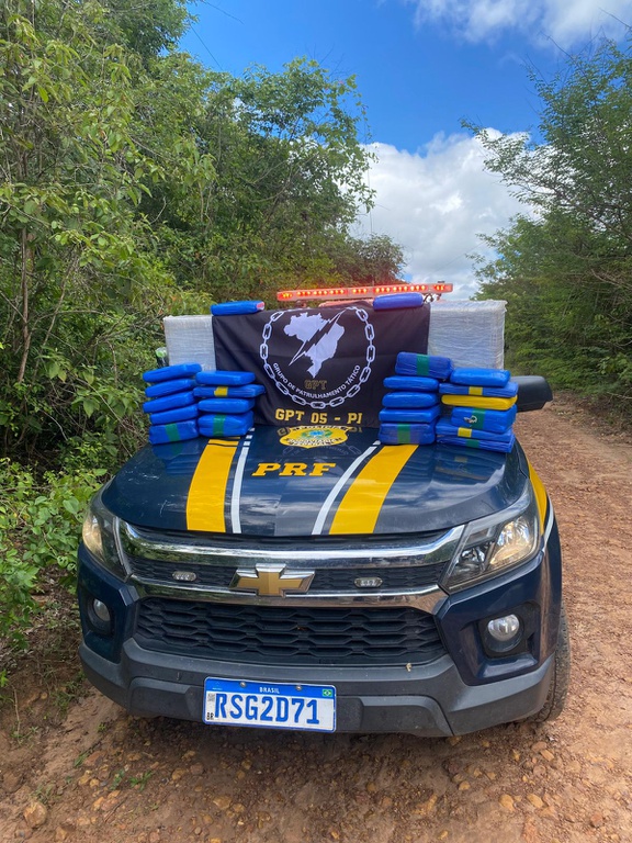 90 quilos de Cannabis de alta potência são apreendidos na divisa entre Piauí e Maranhão