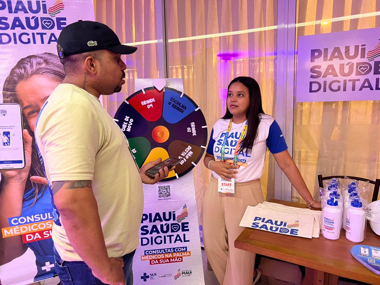 Piauí Saúde Digital atende público na Expo Favela 2025