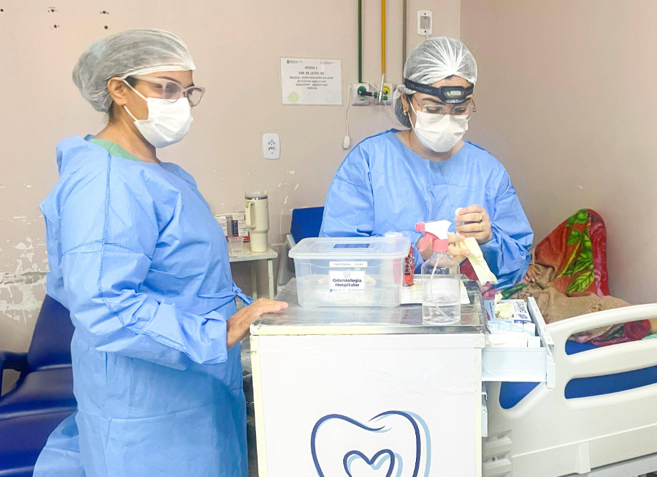 Pacientes internados passam a receber atendimento odontológico