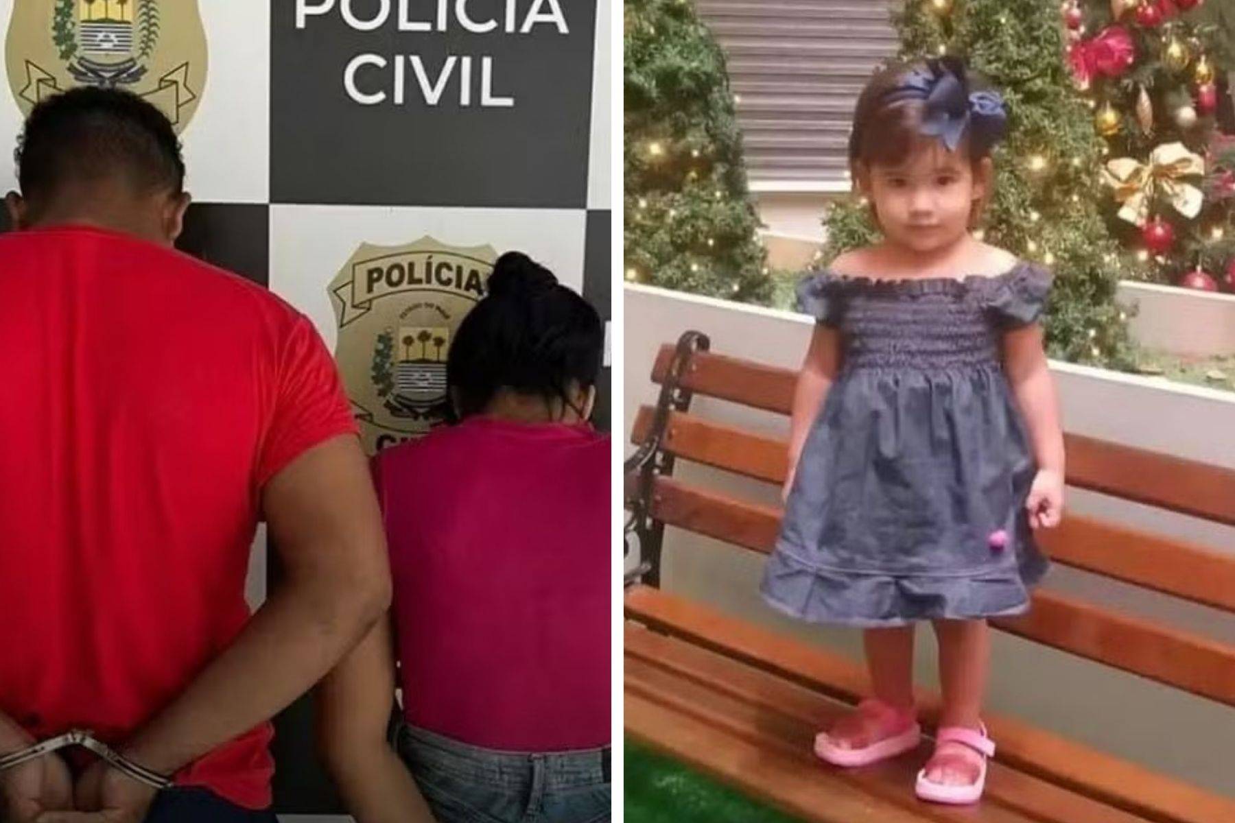 Mãe e padrasto seguem presos suspeitos pela morte de menina de 3 anos