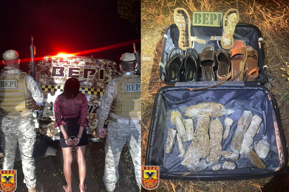 Jovem de 18 anos é presa em ônibus com 10 quilos de crack