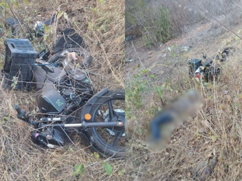 Motociclista de 58 anos morre após cair em barranco na zona rural de Nazária