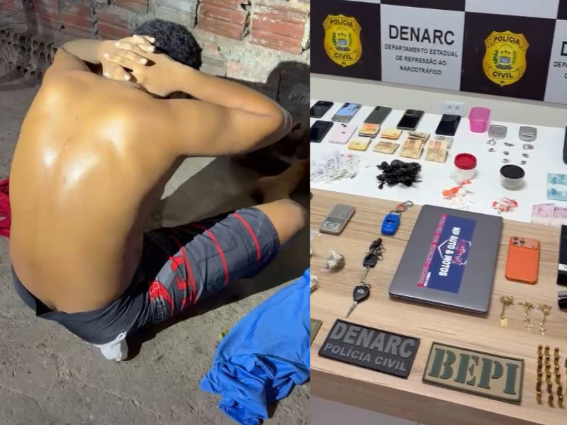 Operação em Teresina cumpre 20 mandados, apreende drogas e arma de fogo