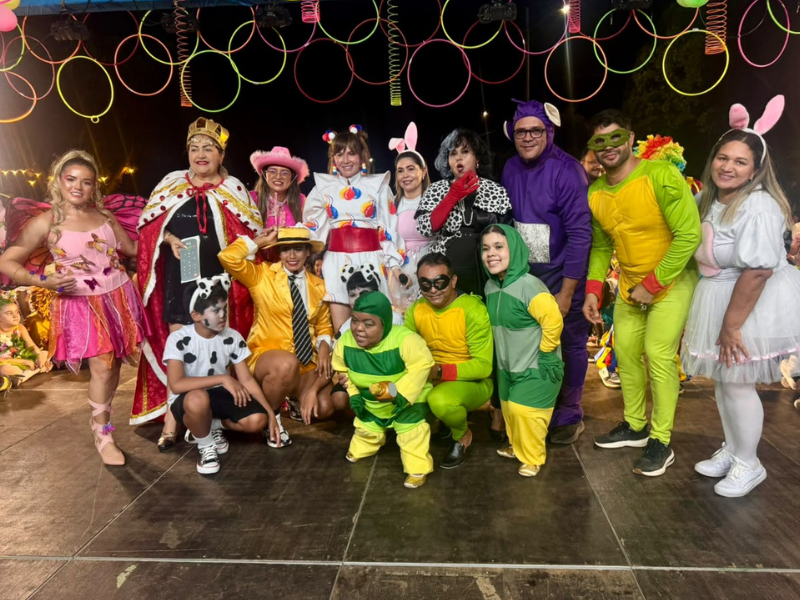 Evento reúne crianças e famílias em noite de diversão em Esperantina