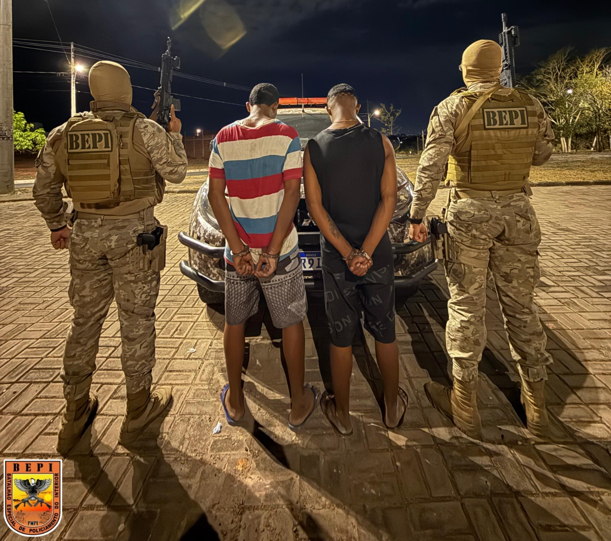 BEPI apreende dois adolescentes por tentativa de homicídio em Teresina