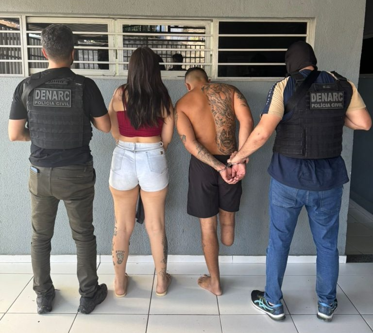Polícia Civil prende casal ligado ao crime organizado