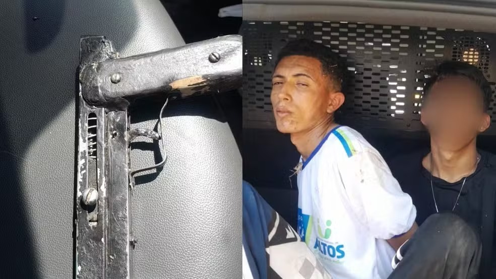 Homem é preso e adolescente apreendido por tentativa de assalto