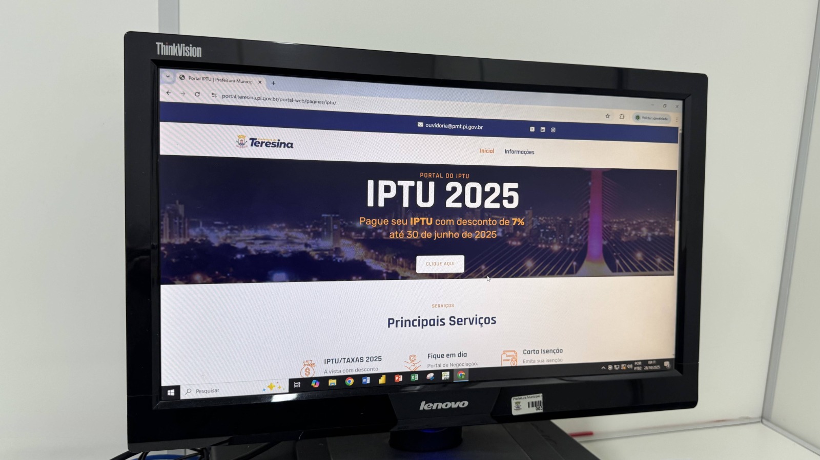 Última parcela do IPTU em Teresina vence nesta sexta-feira (31)