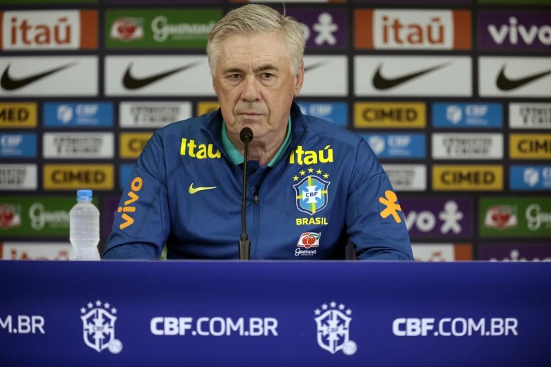 Ancelotti anuncia convocação da Seleção Brasileira para amistosos