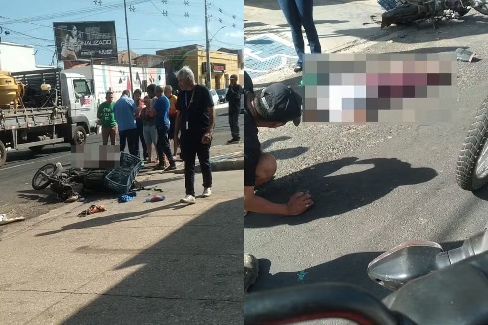 Motociclista morre após colisão com caminhão no Centro de Teresina