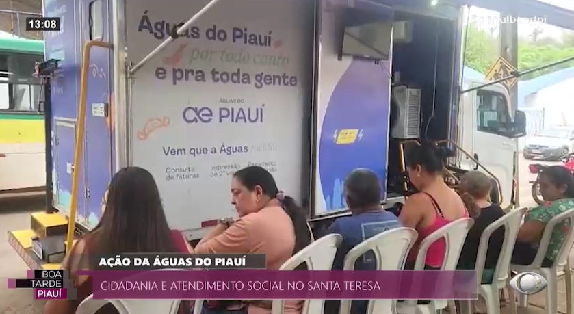 Águas do Piauí realiza atendimento itinerante em Santa Teresa