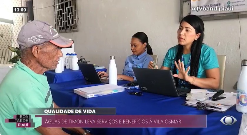 Atendimento itinerante leva água tratada à Vila Osmar, em Timon