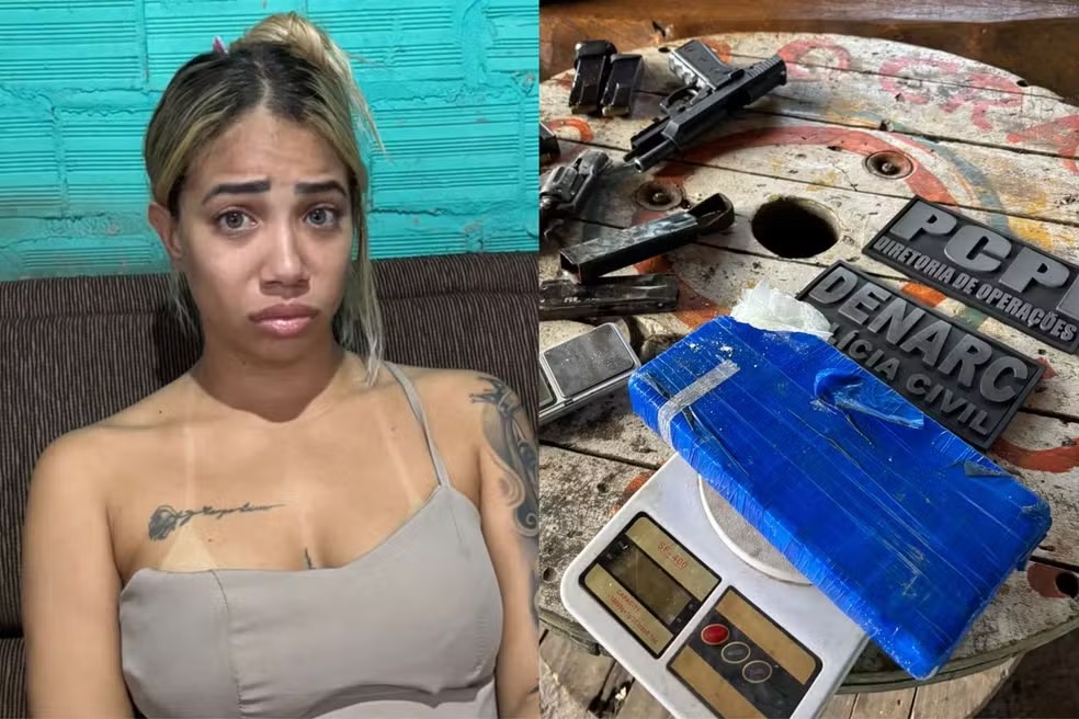 Influenciadora e dois homens são presos por tráfico em sítio na zona rural de Timon