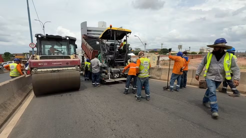 Viaduto da Miguel Rosa é reaberto após obra emergencial