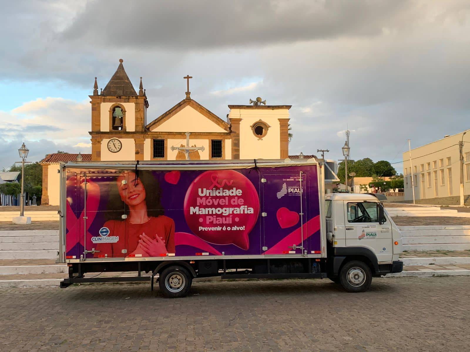 Carreta da Mamografia leva exames gratuitos à zona rural de Teresina
