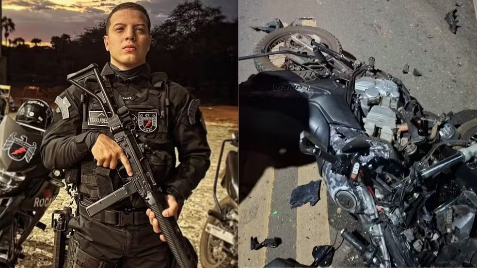 PM do Piauí morre em colisão entre motocicleta e caminhão na BR-316, em Picos