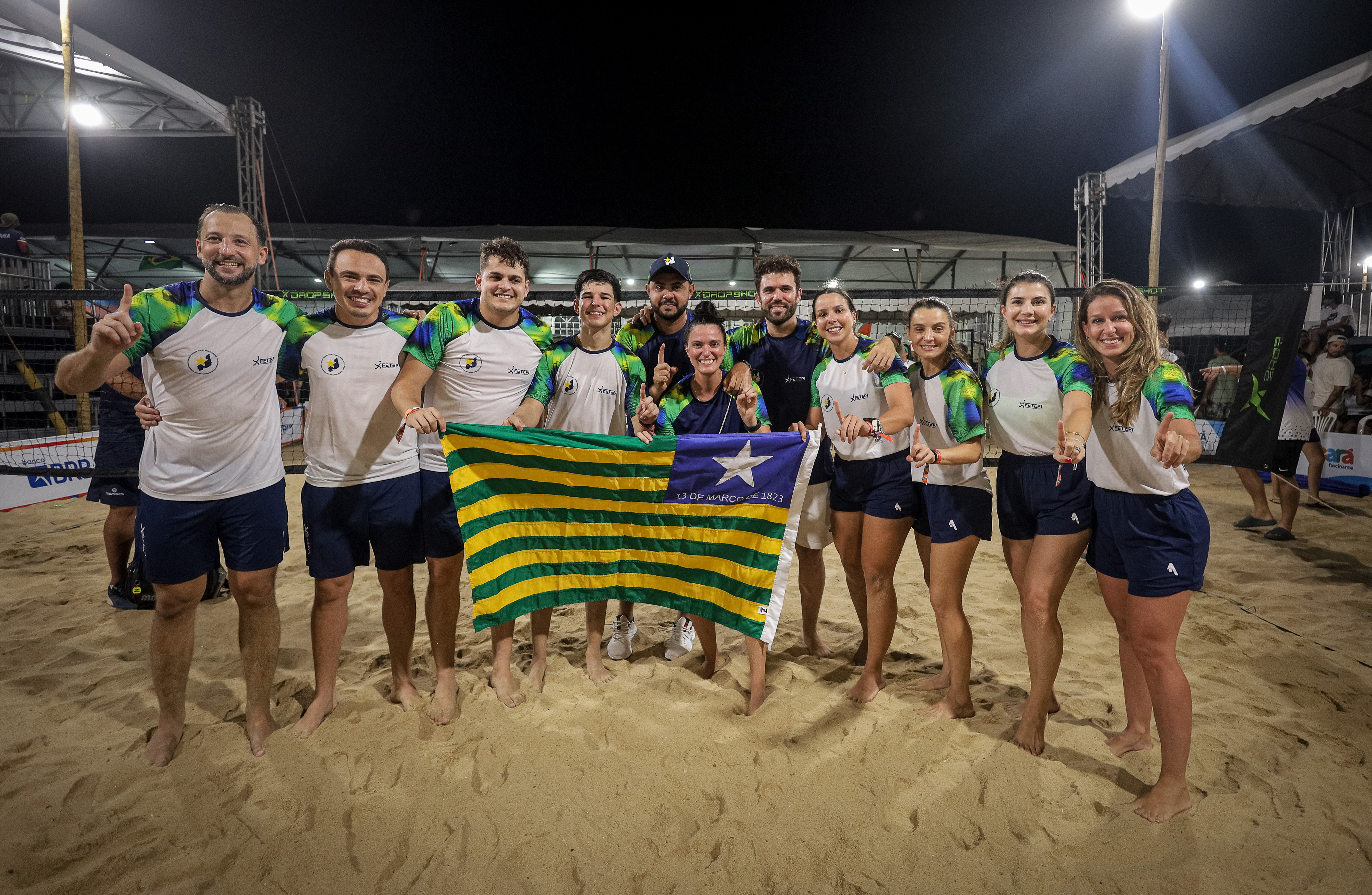 Piauí faz história e conquista título nas Copas das Federações de Beach Tennis