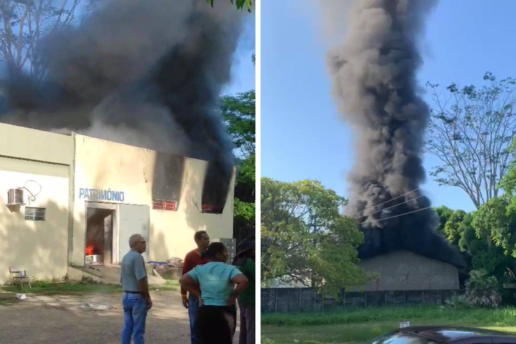 Incêndio atinge campus da UESPI