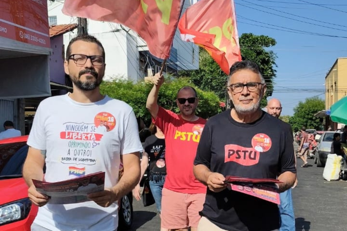 PSTU defende agricultura familiar durante visita à feira do Mafuá