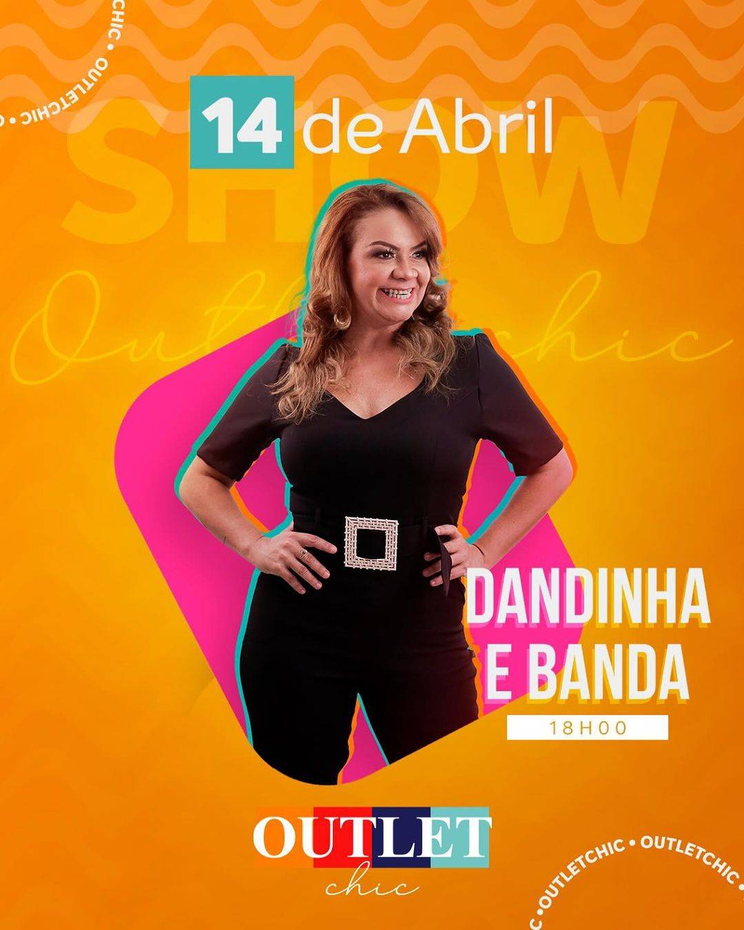 Outlet Chic promete agitar público com show de Dandinha e Banda nesse domingo