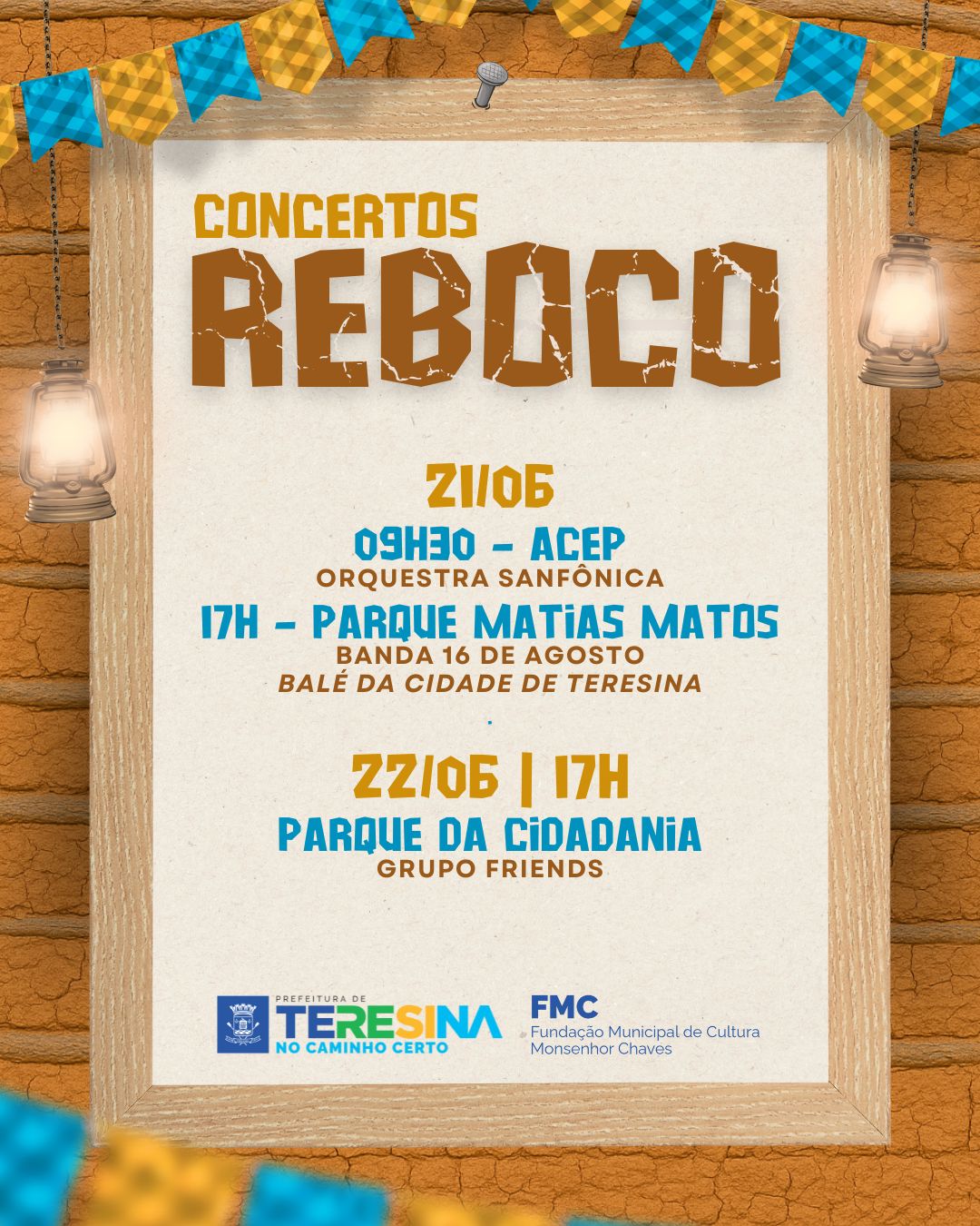 Concertos Reboco levam música e dança aos bairros de Teresina