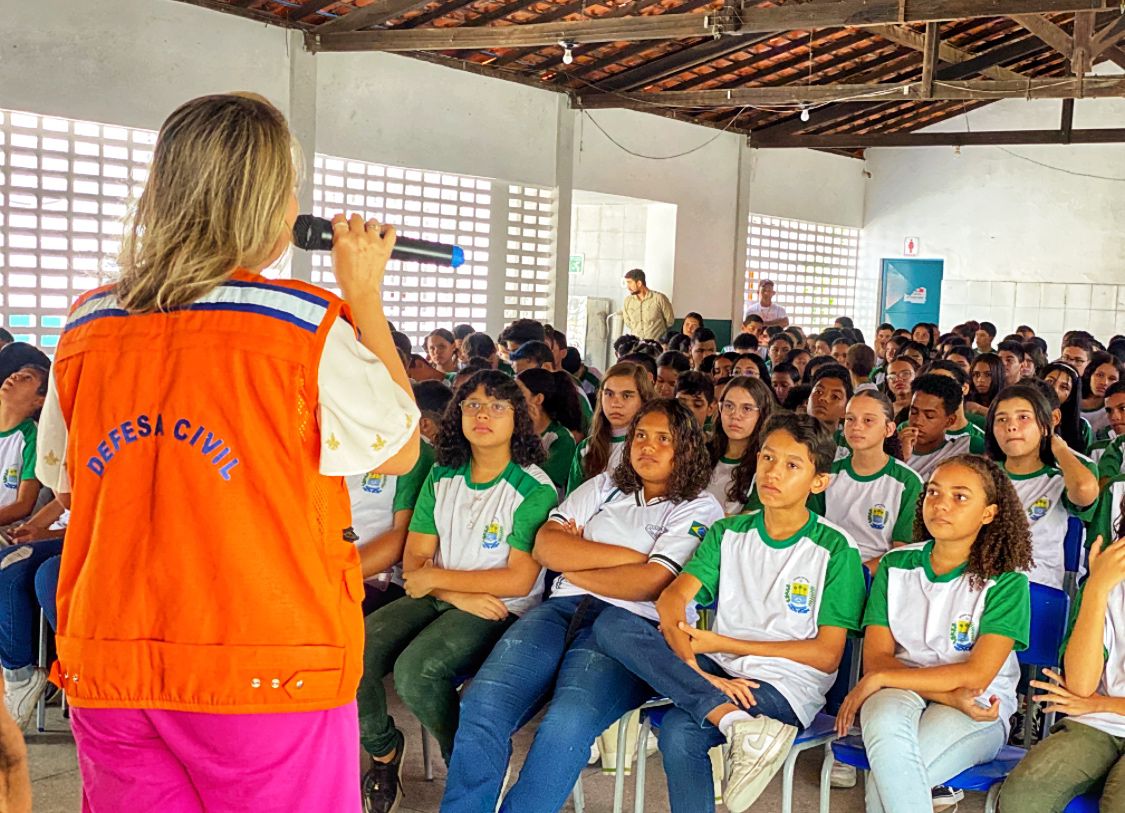 Defesa Civil forma estudantes em prevenção nas escolas do Piauí