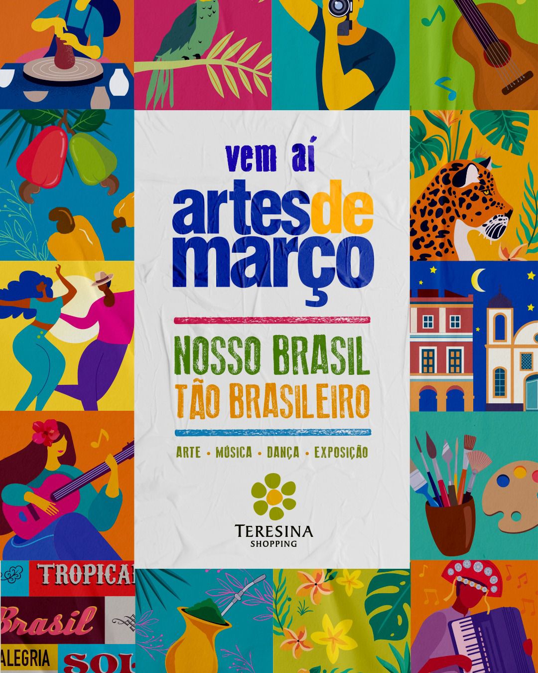 Artes de Março traz brasilidades como tema em 2024