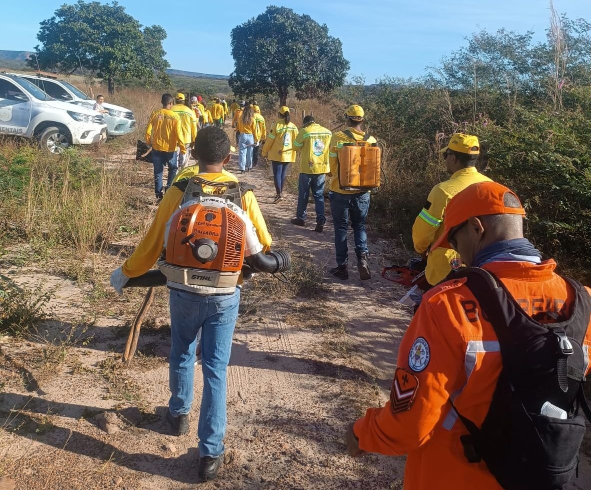 Bombeiros, Bopaer e brigadistas intensificam combate a incêndios