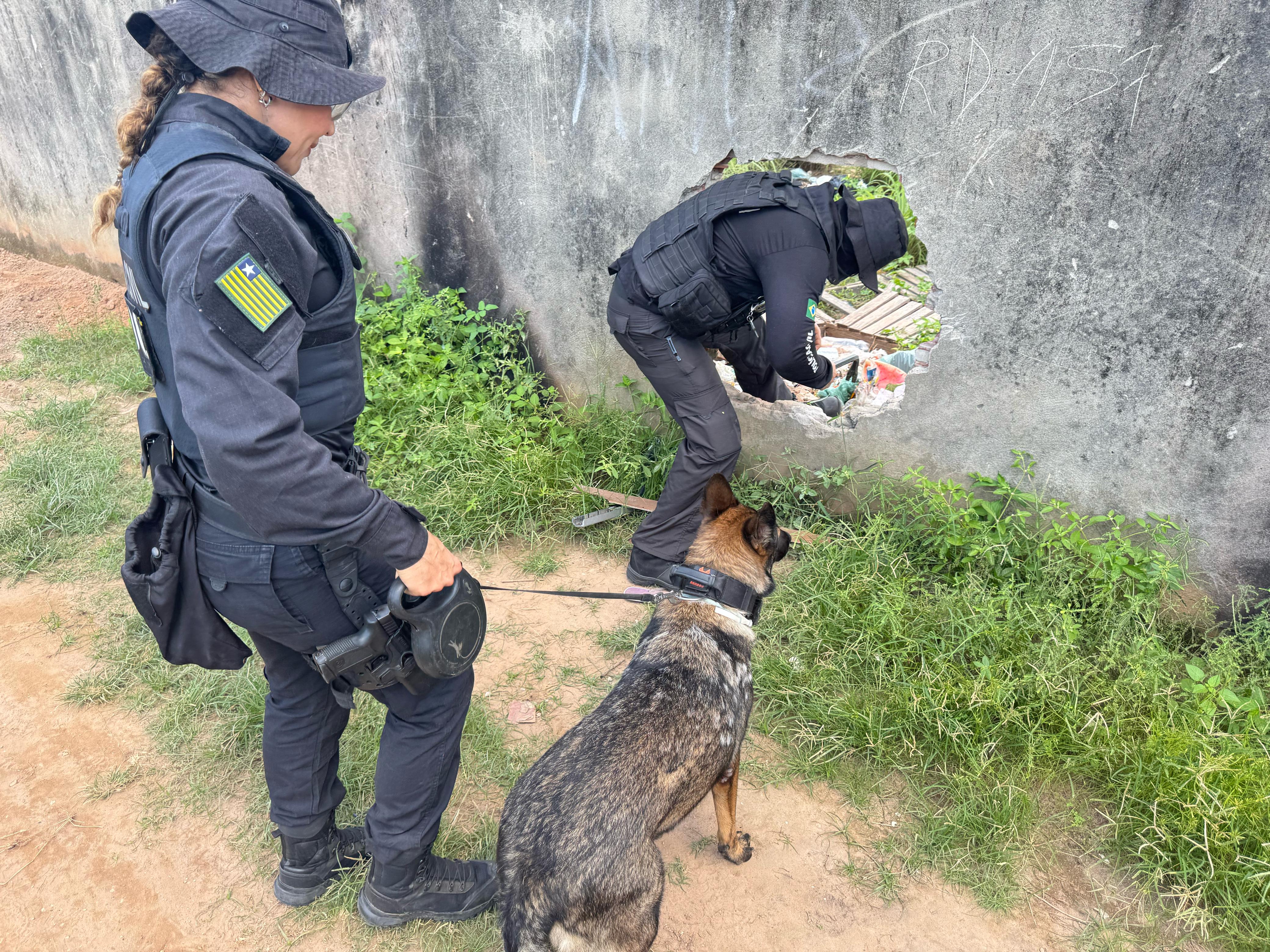 Operação apreende armas e drogas no bairro Alto da Ressurreição