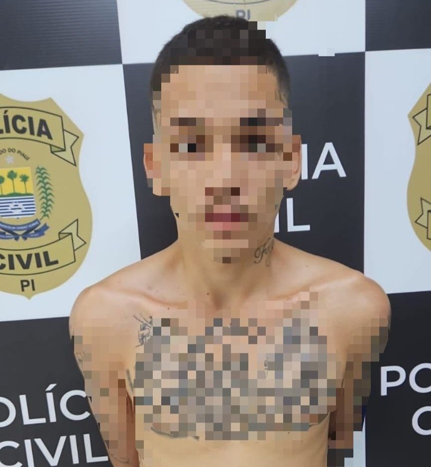 Jovem é preso suspeito de assaltar um motorista de aplicativo em Teresina