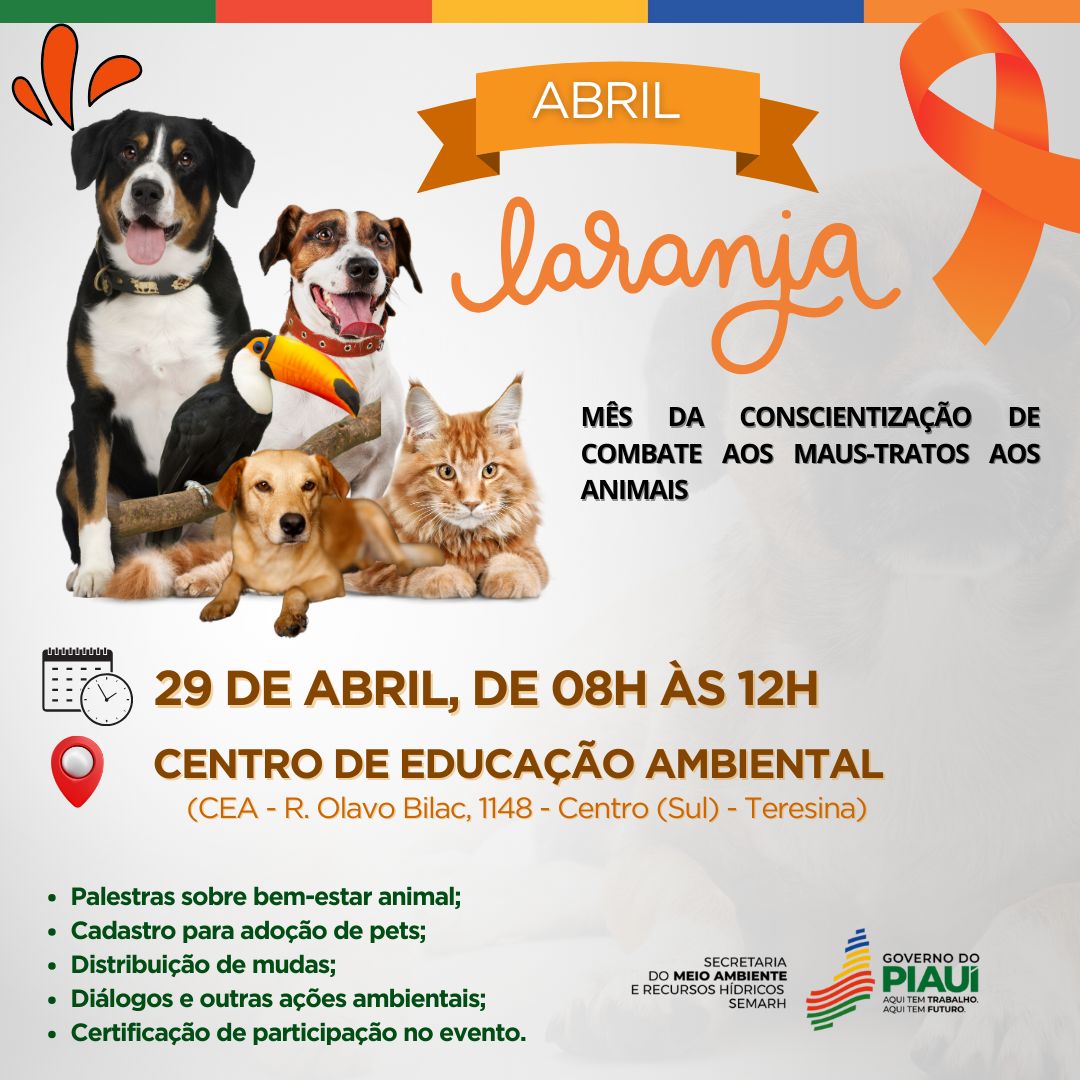 Semarh promove ação para o bem-estar animal nesta terça (29)