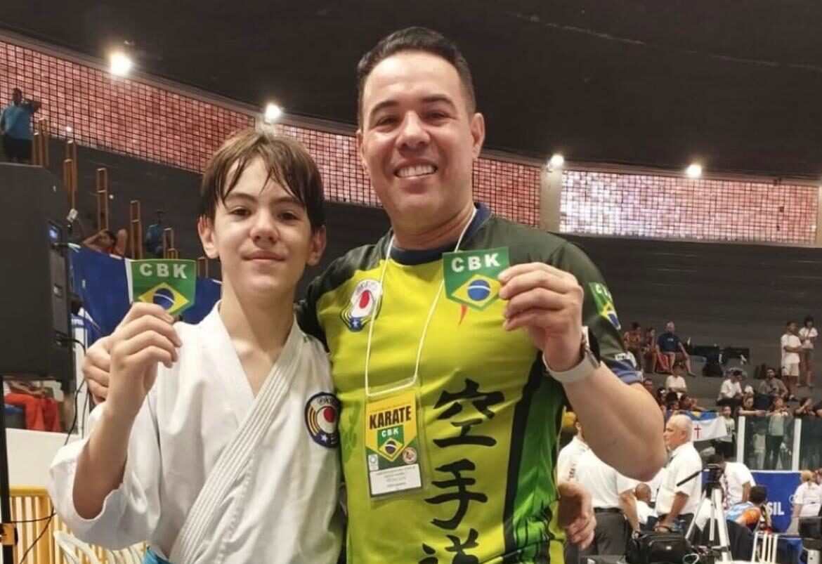 João Gabriel garante vaga na Seleção Brasileira de Karatê