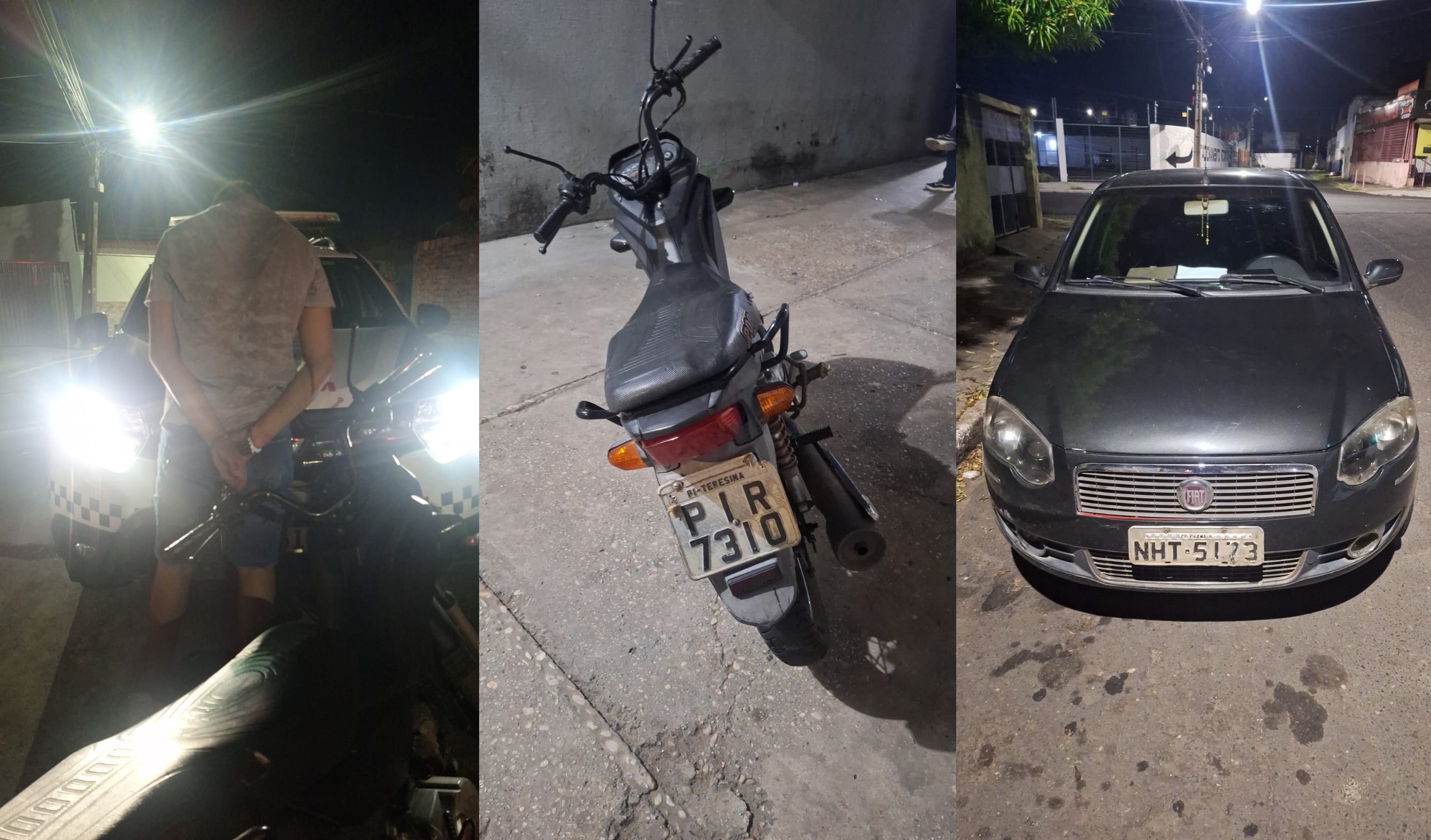 Polícia Militar frustra assalto e prende trio ao tentar roubar loja