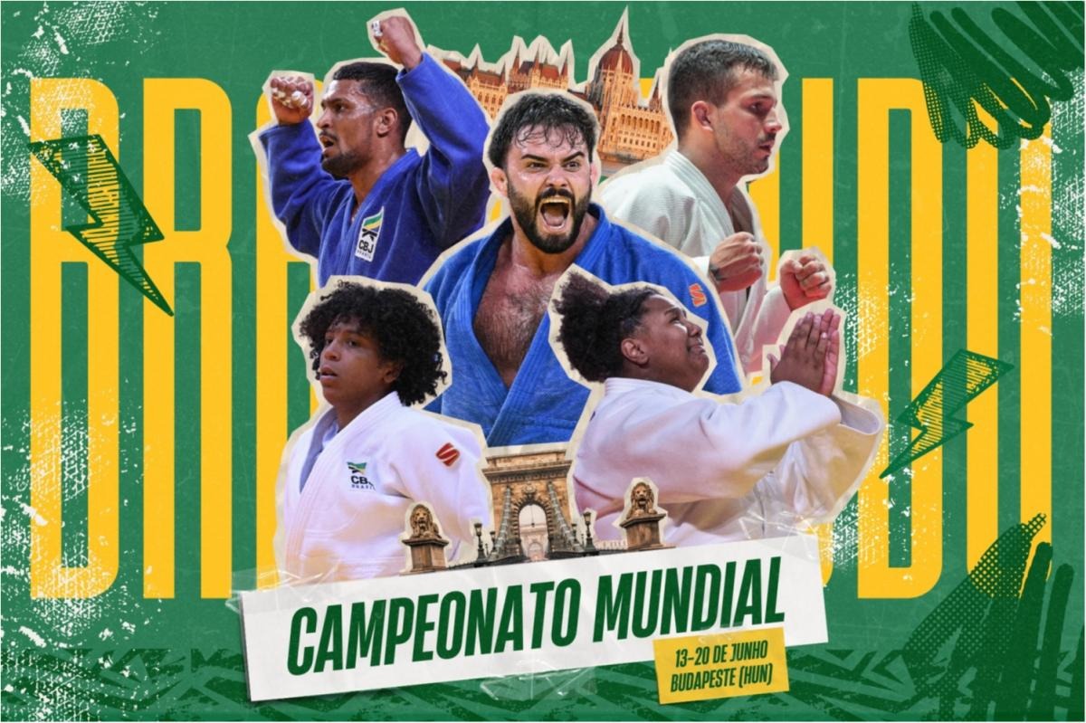 CBJ convoca 20 judocas para o Mundial de Judô 2025, em Budapeste