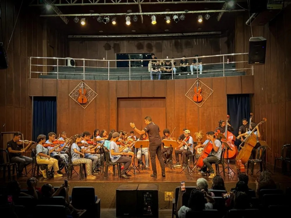 Orquestra Jovem se apresenta no Parque Ambiental da Macaúba