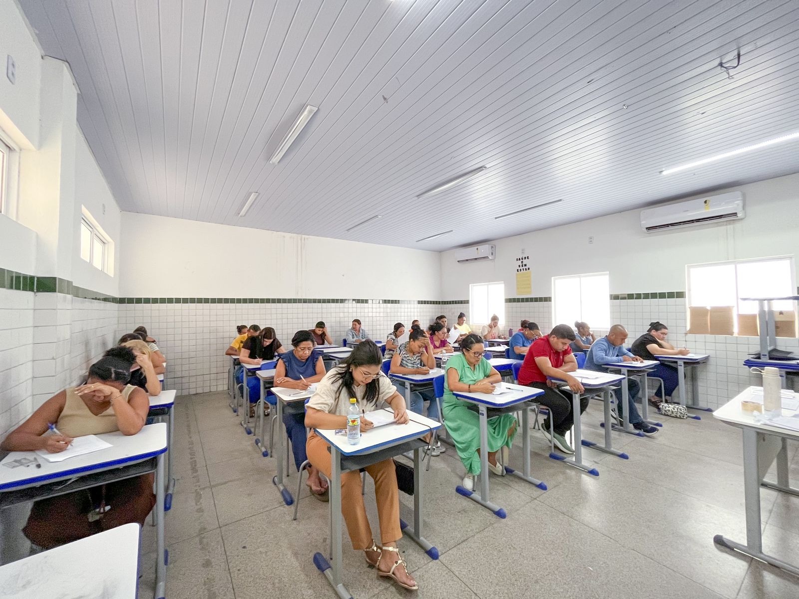 Candidatos realizam  processo seletivo para atuar em  Nova Maternidade