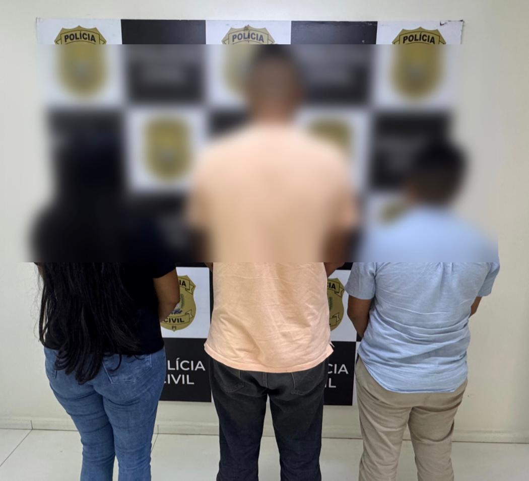 Polícia Civil prende trio acusado de tortura e sequestro em Teresina