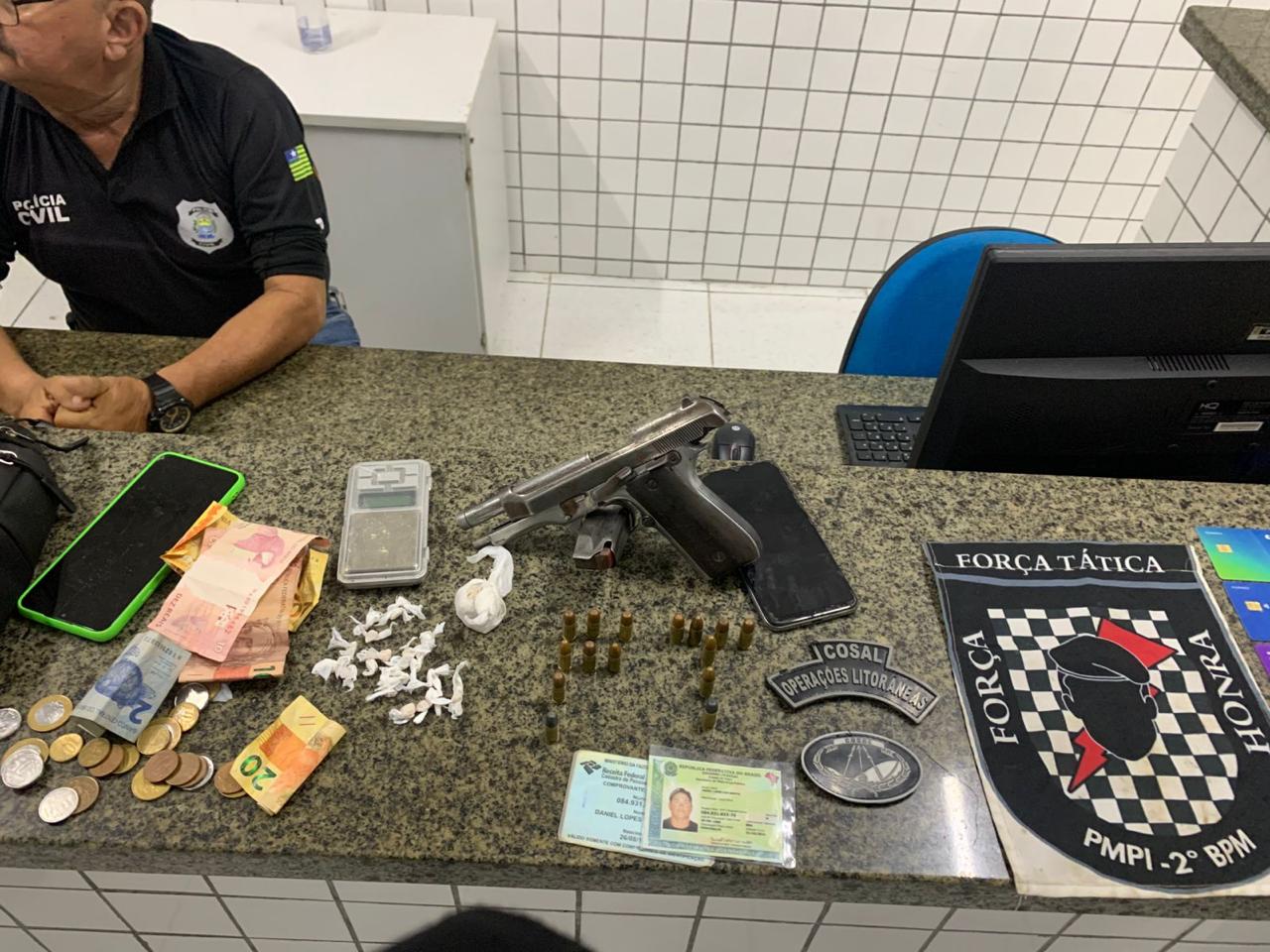 Suspeito de tráfico de drogas é preso em flagrante em Ilha Grande